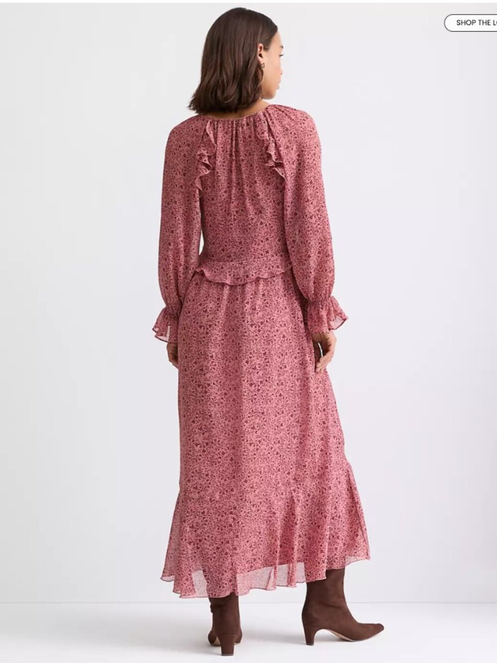 Floral Ruffle Maxi Dress - Picture 4 of 4